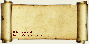 Nina Blaževac vizit kartica